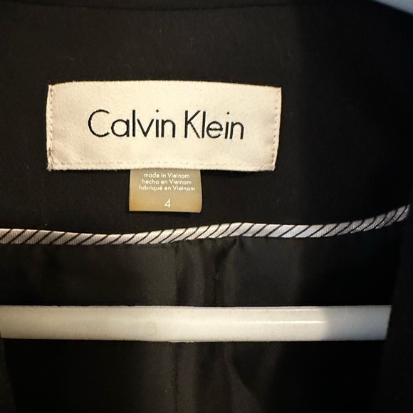 Black Calvin Klein Blazer Size 4 - Picture 2 of 3